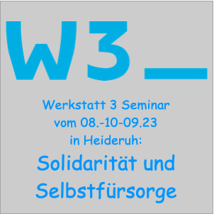 Werkstatt3 Seminar in Heideruh